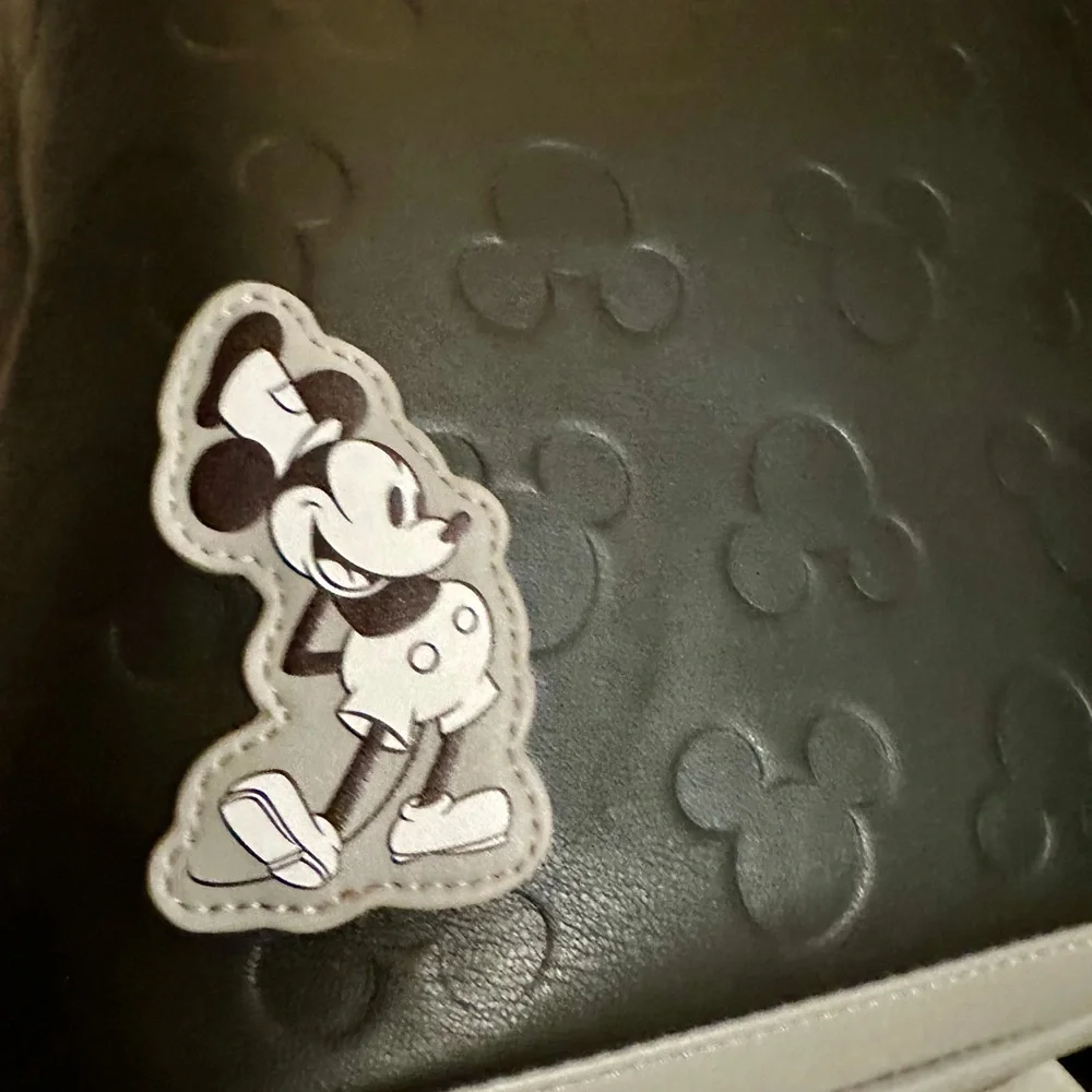 Skinnydip London Mickey Mouse Black Medium Backpack